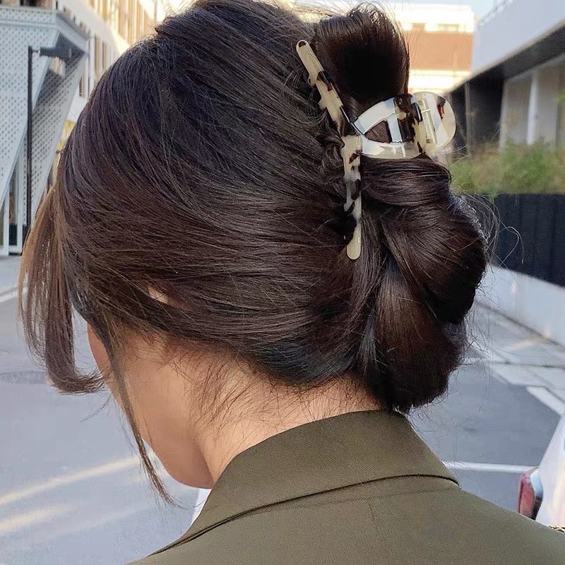 [SG Premium Quality] 11cm Acetate Fiber BIG hair claw hair clip hairpin hair accessories for women