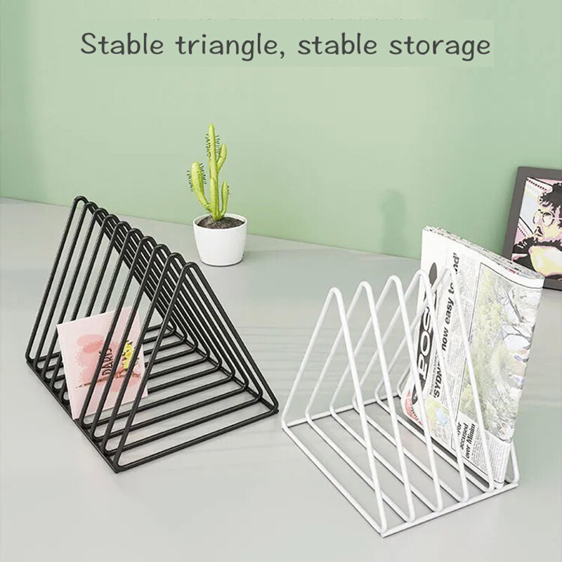 Portable Desktop File Sorter Organizer Files Folder Stand Desk Stationery Accessories File Divider Book Shelf Rack Magazine Holder Reading Rack 9 Section/5 Section Office Desk Supplies Decor Home